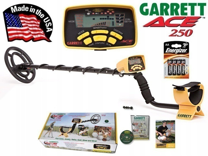 Garrett ACE 250 -zestaw