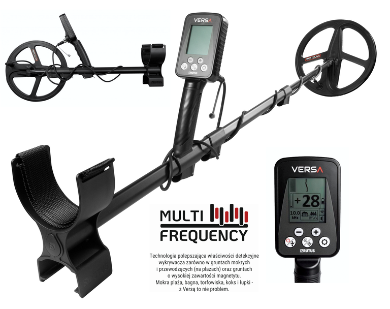 Wykrywacz metali RUTUS VERSA  z sondą 28cm DD