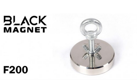 Magnes neodymowy Black Magnet F200 / 200 kg 