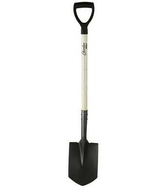 Szpadel ostry trzonek drewniany, uchwyt D tworzywo 120cm