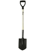 Szpadel ostry trzonek drewniany, uchwyt D tworzywo 120cm