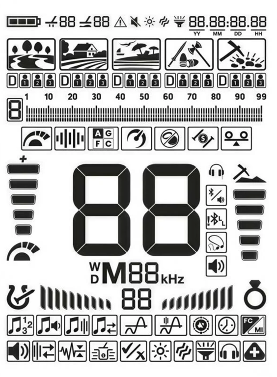 Wykrywacz metali LEGEND 2  sonda LD28 + LD21 + słuchawki + PLECAK (4)