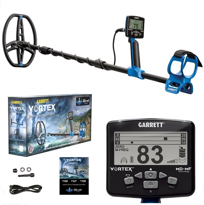 Wykrywacz metali GARRETT VOTREX VX9 - 8,5x11 DD Vortex Raider (1)