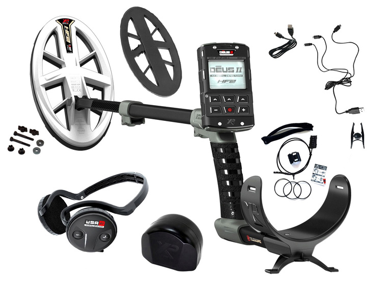 Wykrywacz metali XP Deus II FMF 24HP HF2 panel RC + słuchawki bezprzewodowe WSA-ST stereo! (1)