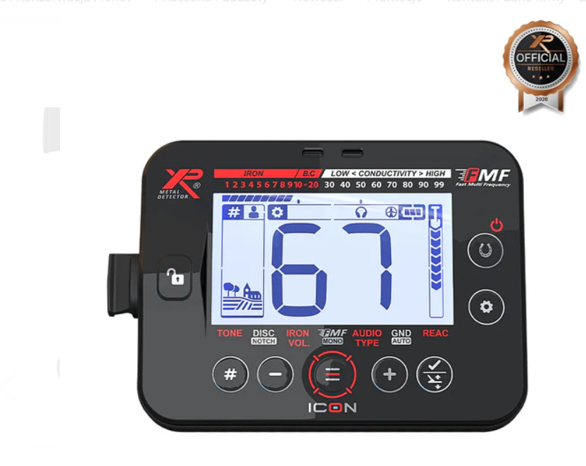 Wykrywacz metali XP ICON FMF –wodoszczelny  z sondą 28cm (11
